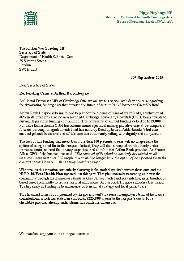 PDF of letter from the three MPs to Wes Streeting