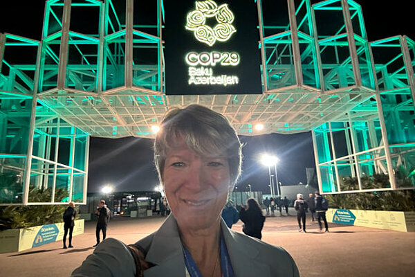 Pippa at COP29 in Baku